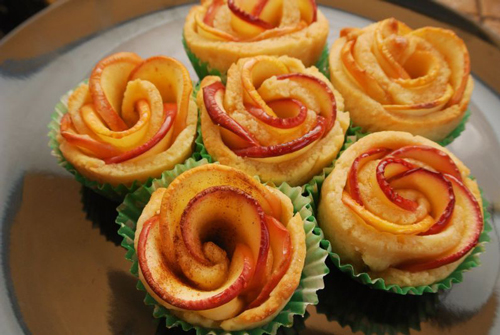 رزت سیب ، شیرینی هایی به شکل گل رز