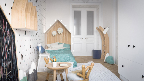اتاق خواب هایی به این زیبایی برای کودکان