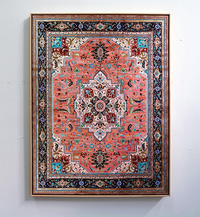 نقاشی هایی به سبک فرش ایرانی