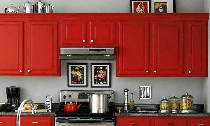 چگونه کابینت های آشپزخانه را رنگ کنیم ؟