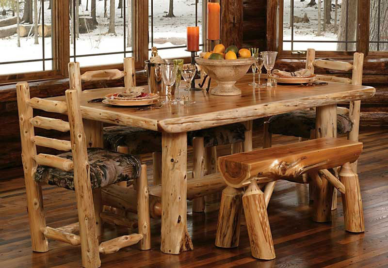 میز روستیک چوبی ، اینقدر لوکس دیده بودین؟
