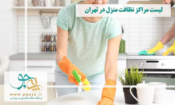 کار نظافت منزل در تهران