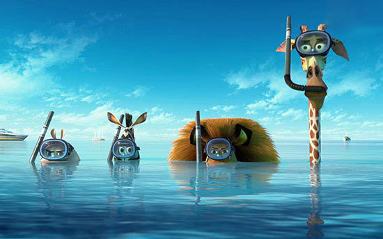 انیمیشن های برتر جهان ، ماداگاسکار 3: تحت تعقیب ترین های اروپا (2012)