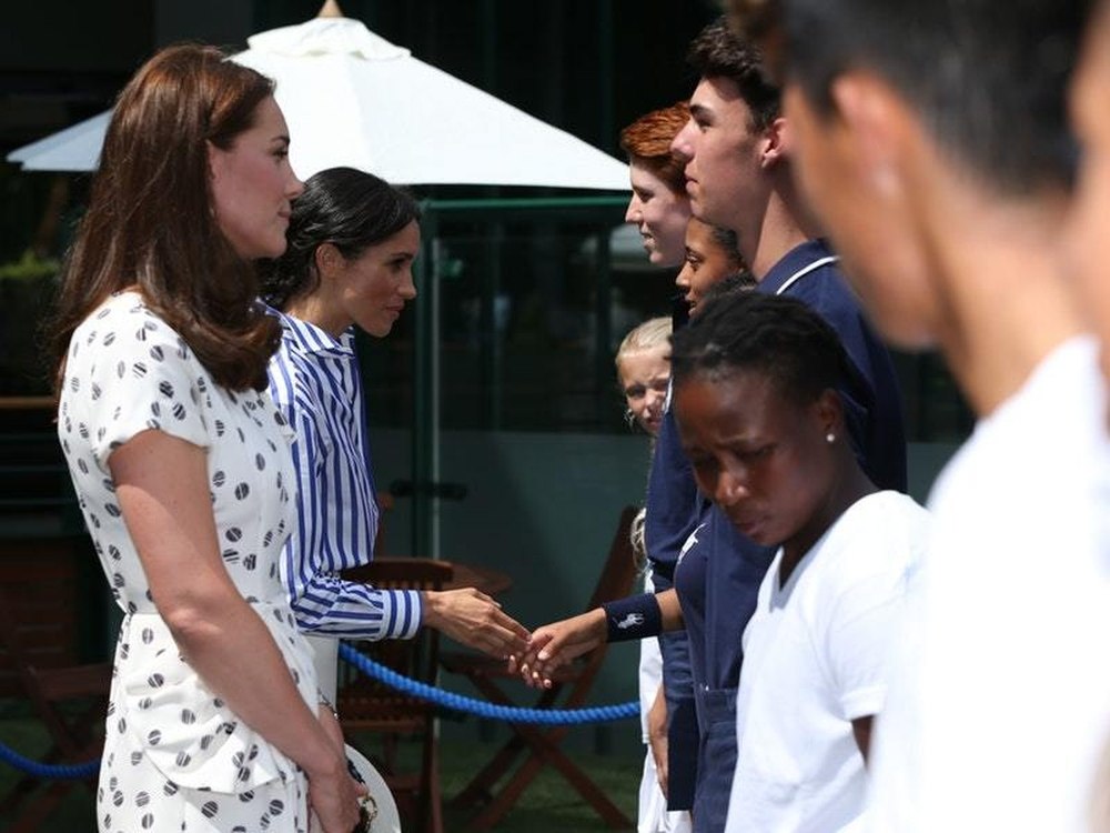 ظاهر خانواده سلطنتی در بازی تنیس ویمبلدون