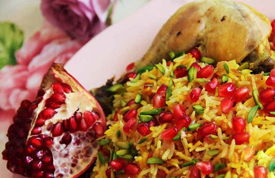 غذای شیرازی مخصوص زمستان، طرز تهیه انار پلو