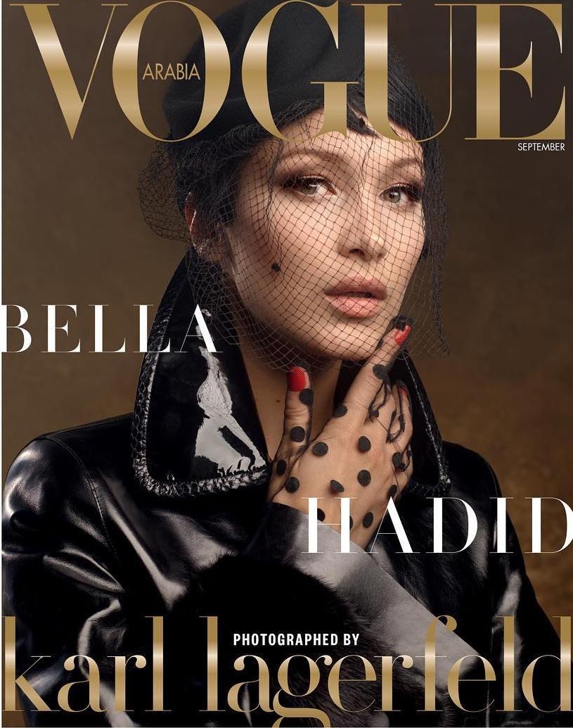 بلا حدید Bella Hadid روی مجله ووگ عربی Vogue Arabia