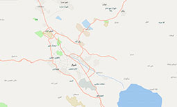 نقشه شیراز