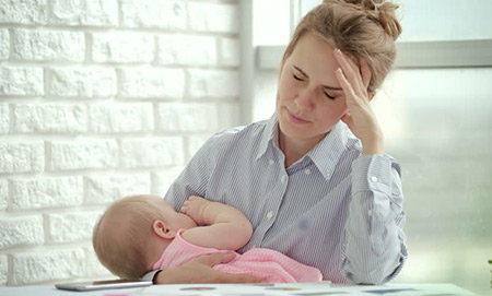 اثرات استرس بر شیر مادر