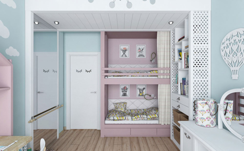اتاق خواب هایی به این زیبایی برای کودکان