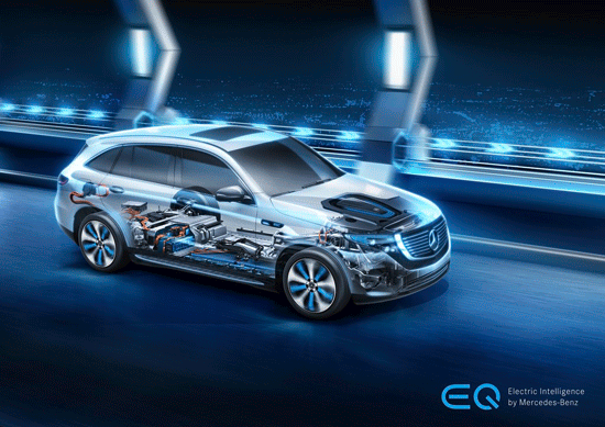 EQC اولین خودروی تمام الکتریکی مرسدس بنز