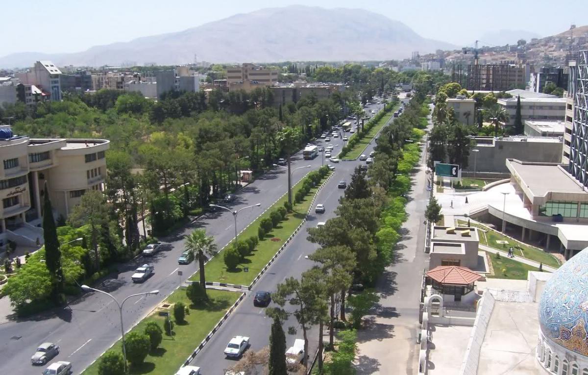 بلوار کریم خان زند شیراز ، معروف ترین و قدیمی ترین خیابان شیراز​