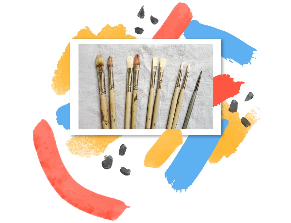 انواع قلم مو نقاشی را می شناسید؟