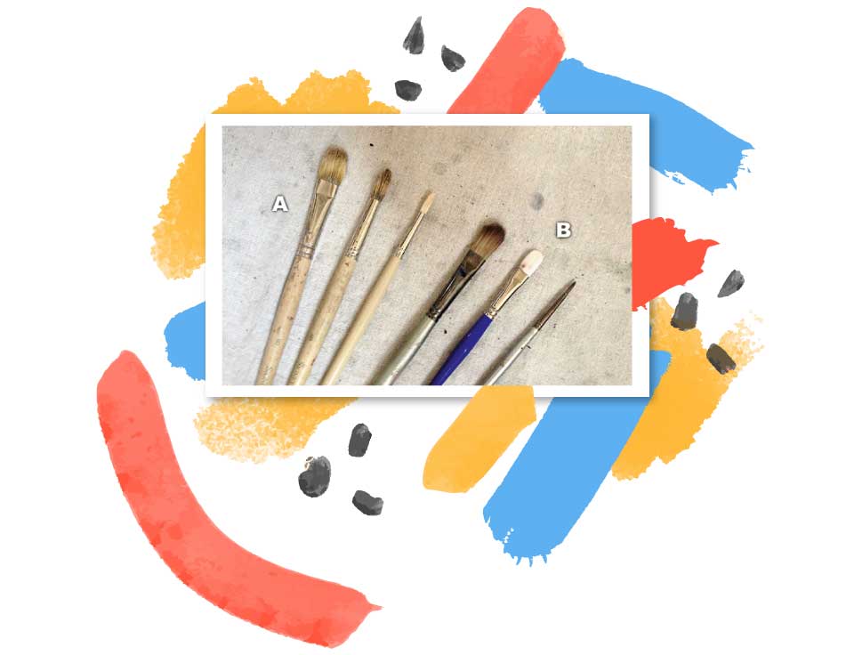 انواع قلم مو نقاشی را می شناسید؟