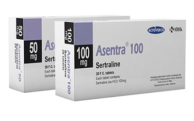 عوارض جانبی و موارد استفاده داروی آسنترا ASENTRA
