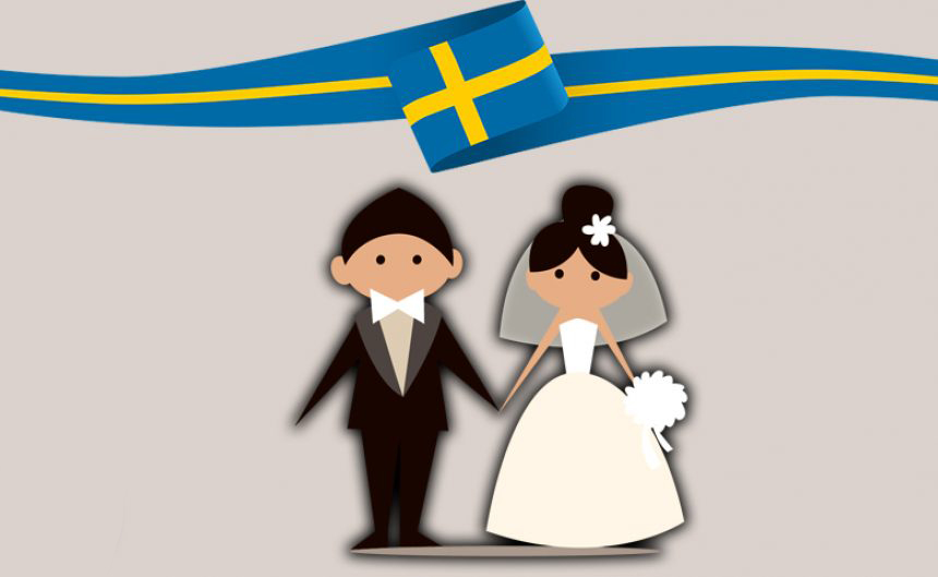 اخذ اقامت سوئد از طریق ازدواج و ازدواج در سوئد