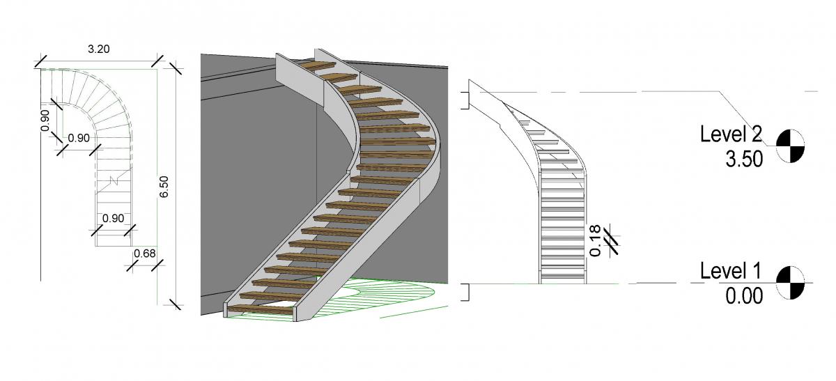 طراحی پله