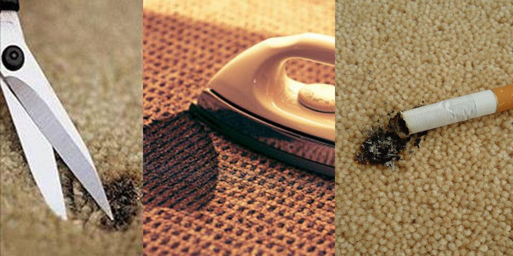 روش های از بین بردن سوختگی فرش