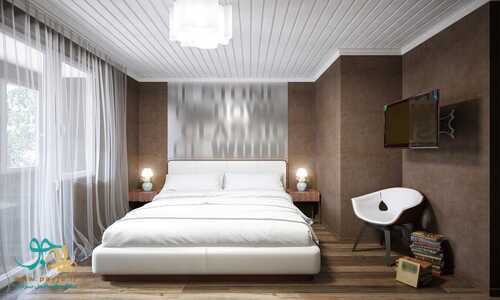 نورپردازی مناسب طراحی داخلی اتاق خواب کوچک