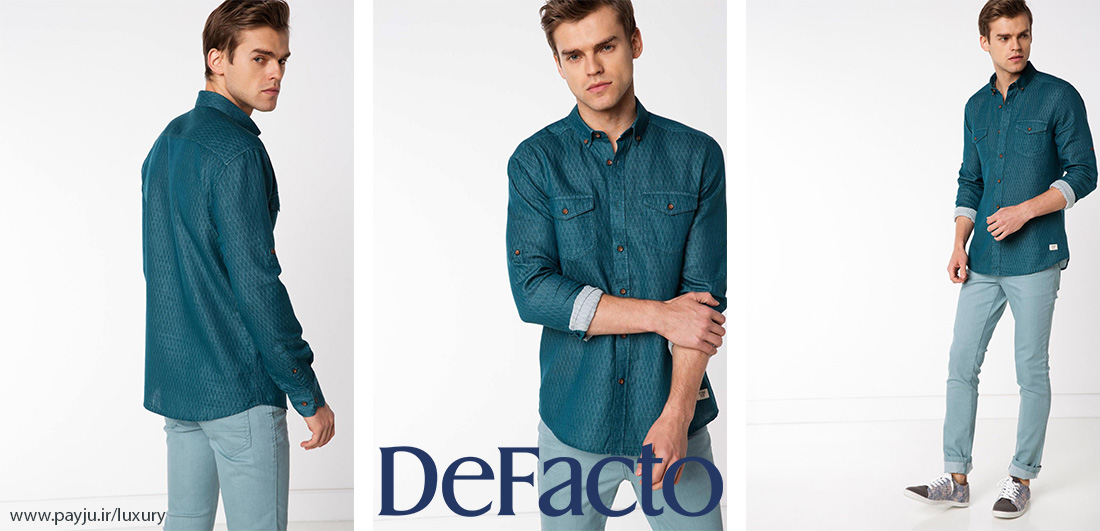 کالکشن پاییزی پیراهن های مردانه - برند Defacto