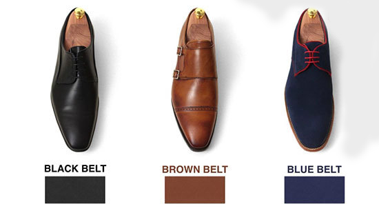 راهنمای ست کردن رنگ کفش با کمربند برای آقایان