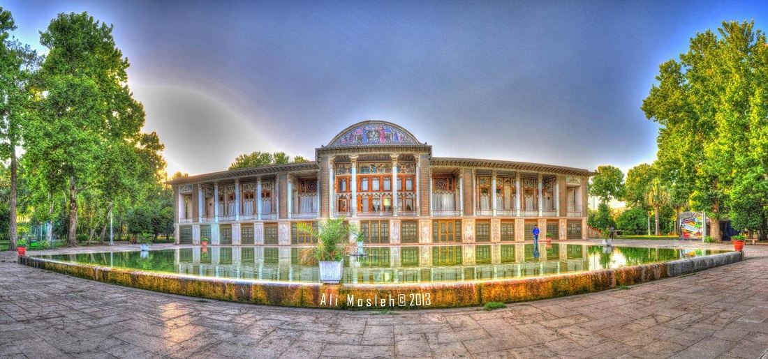 باغ عفیف آباد ، باغ گلشن شیراز + عکس