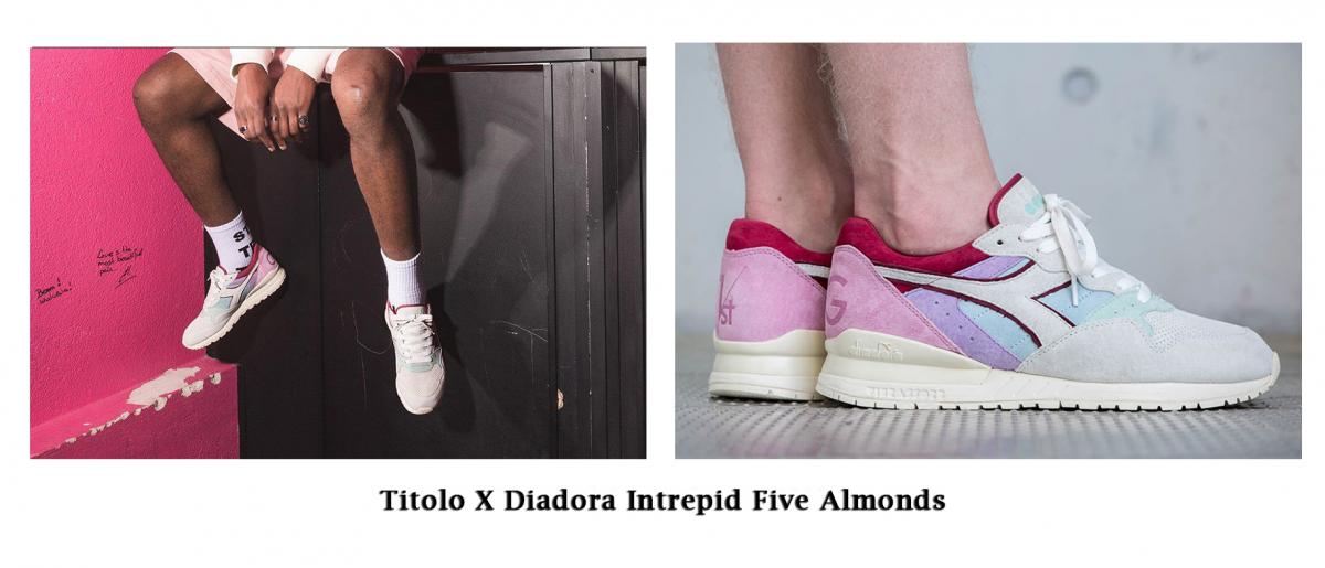 کتانی 2018 آقایان Titolo X Diadora Intrepid Five Almonds