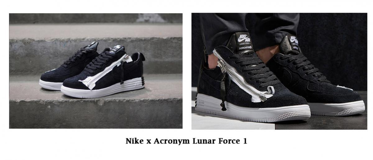 کتانی 2018 آقایان Nike x Acronym Lunar Force 1
