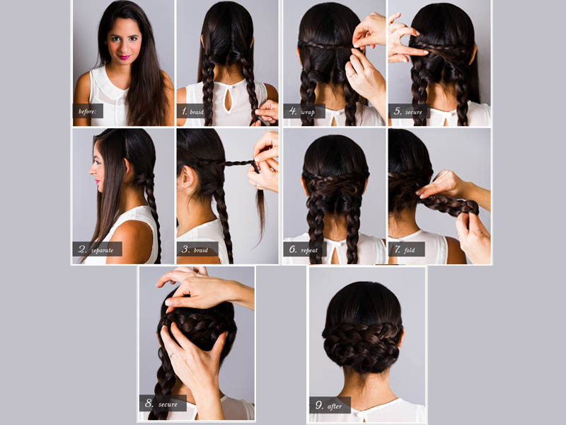 مدل موی ساده برای میهمانی