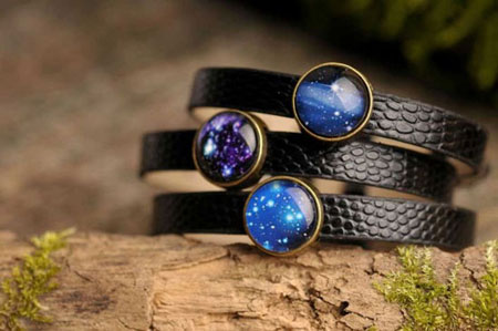 جواهرات دستبند با الهام از کهکشان ها
