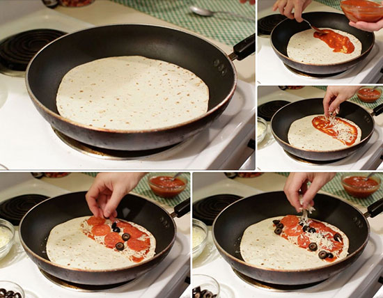 دستور تهیه پیتزا کوئسادیلا ،ساده ترین پیتزای دنیا