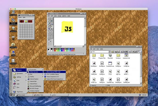 ویندوز 95 حالا یک اپلیکیشن است و می‌توانید آن را دانلود کنید!
