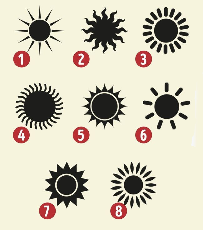 تست شخصیت‌شناسی ؛کدام خورشید را انتخاب می‌کنید؟